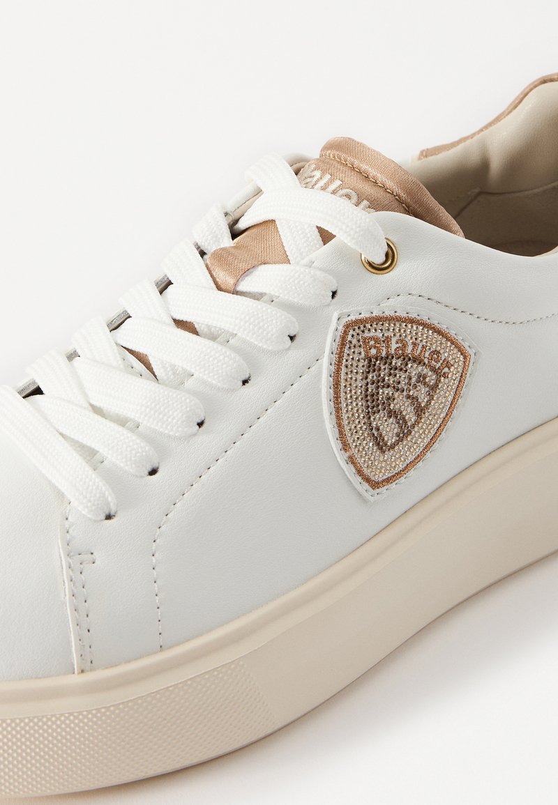 Sneakers Platform Blauer bianco