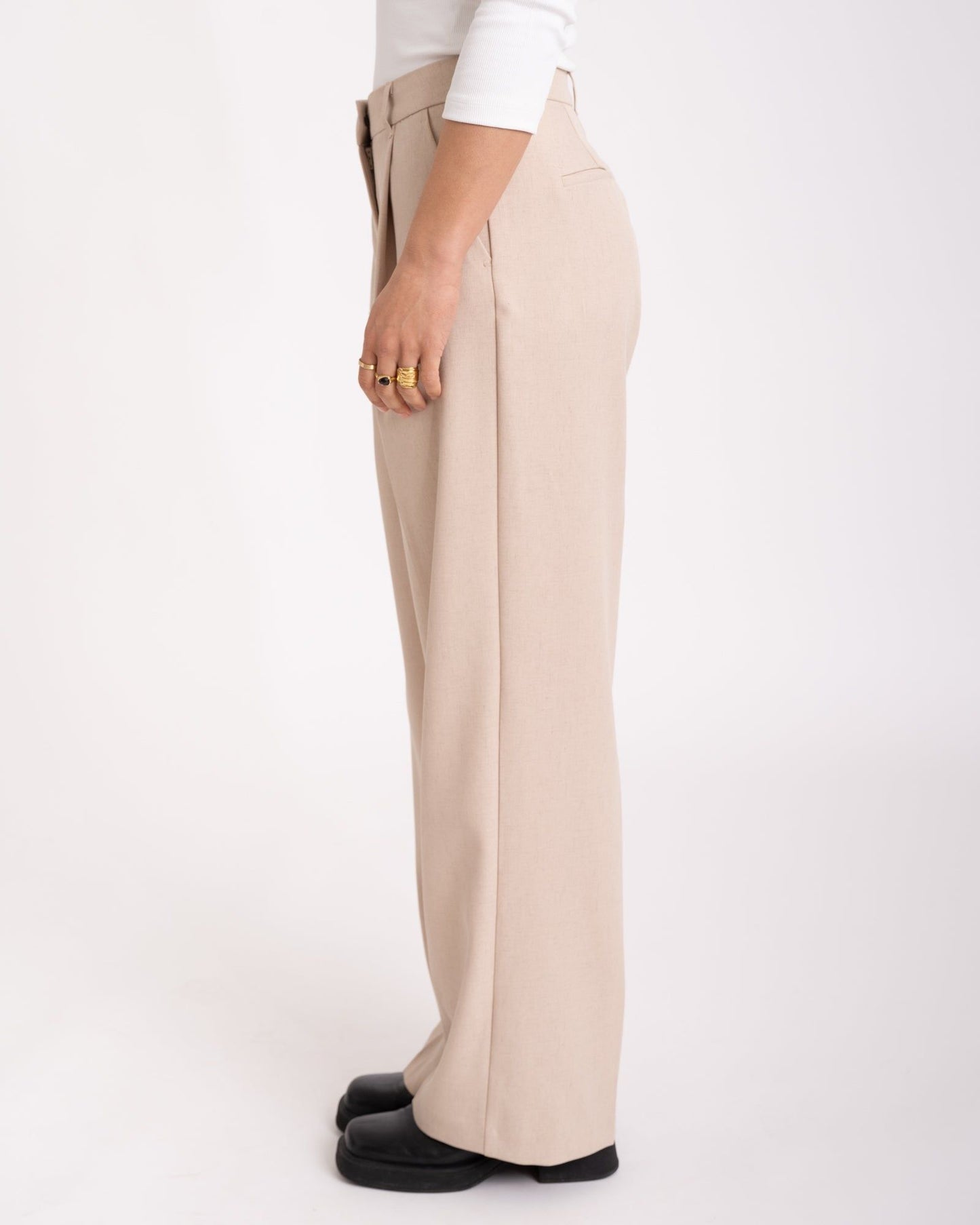 Pantaloni JJXX beige