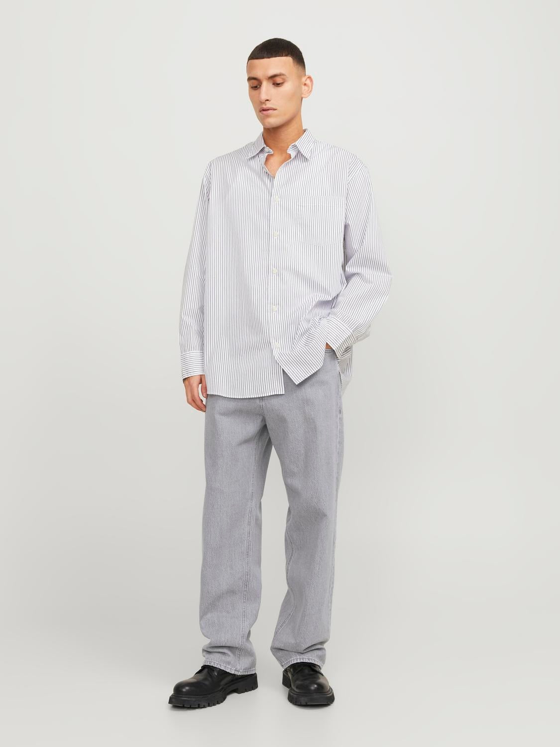 Jeans Eddie Baggy Jack&Jones grigio