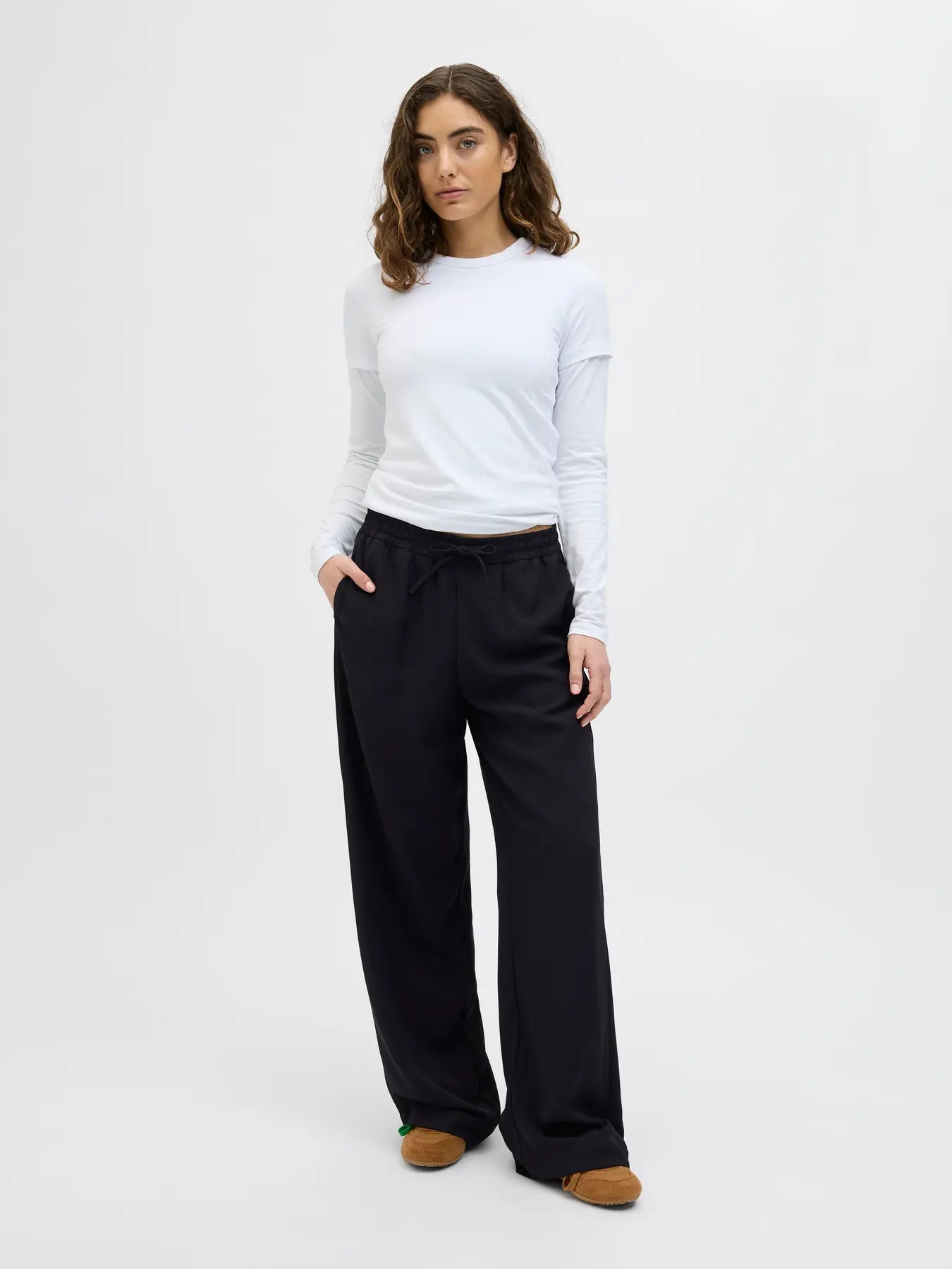 Pantaloni JJXX nero