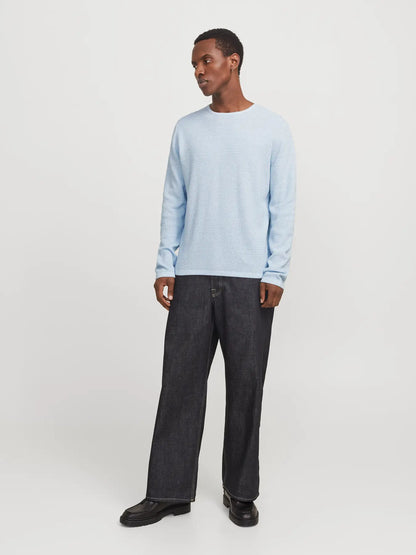 Maglione leggero Jack&Jones azzurro
