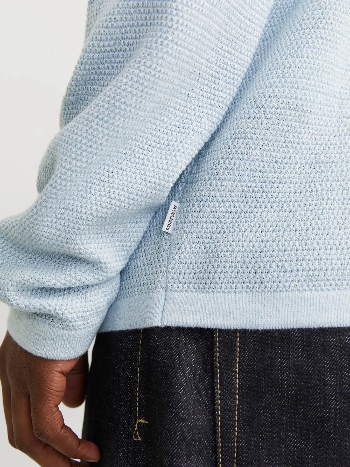 Maglione leggero Jack&Jones azzurro