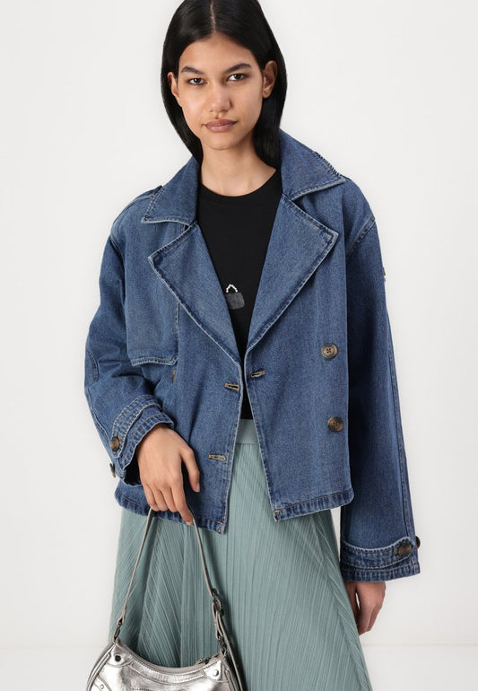Trench in Jeans JJXX Doppiopetto