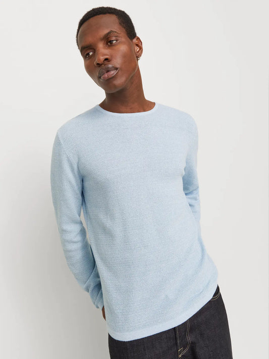 Maglione leggero Jack&Jones azzurro