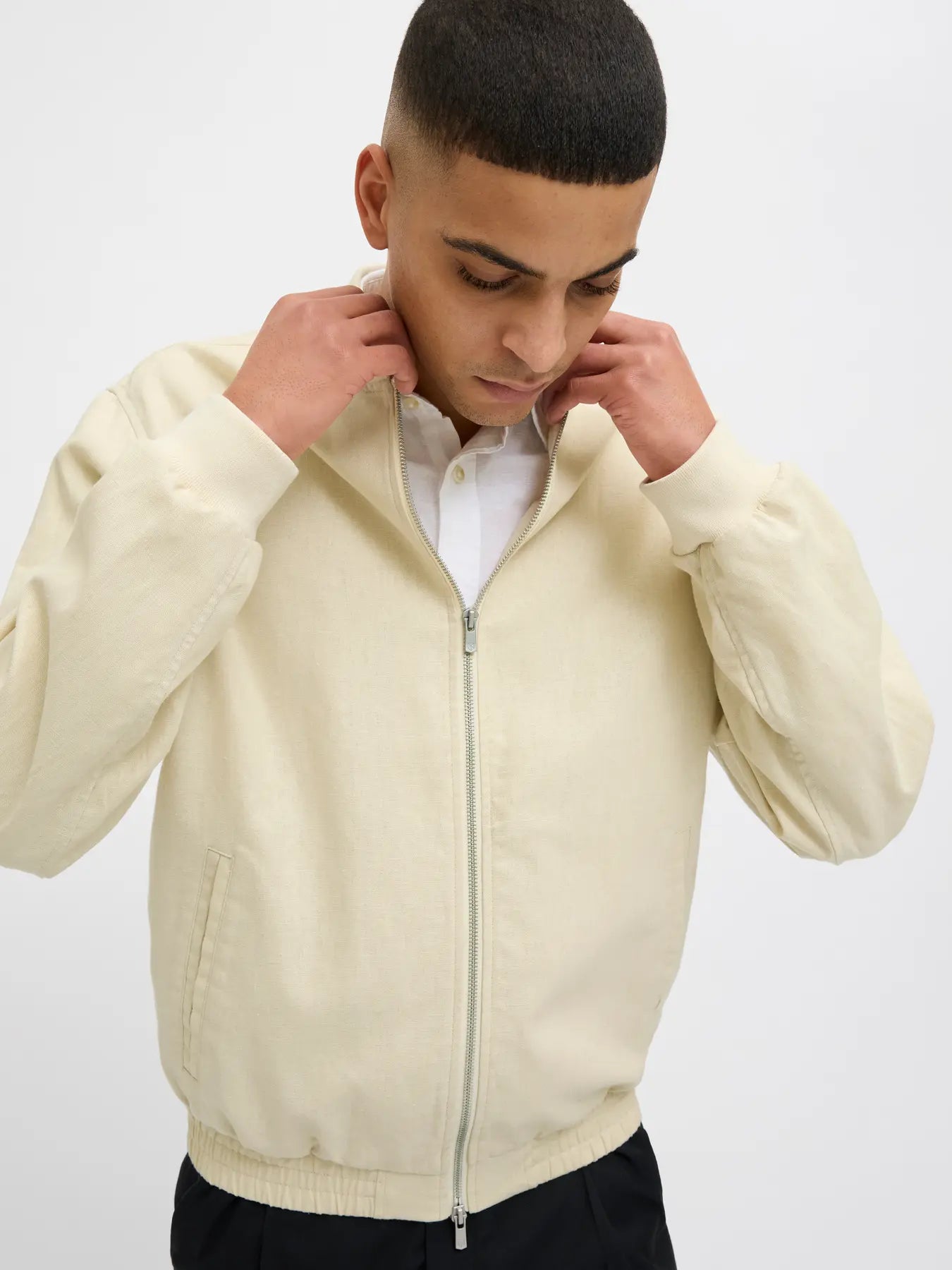Giacca in lino Jack&Jones sabbia