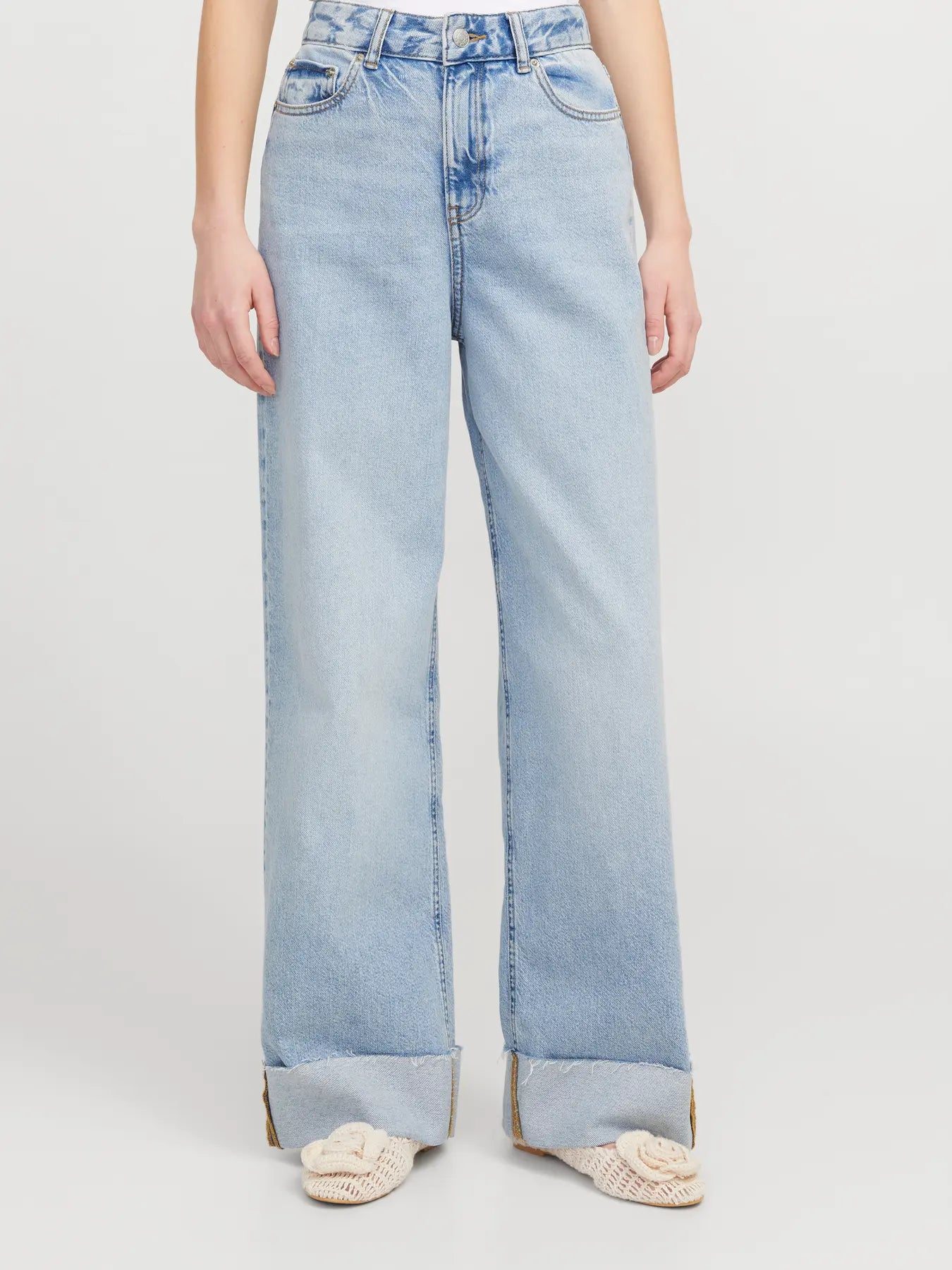 Jeans Wide Palazzo JJXX blu