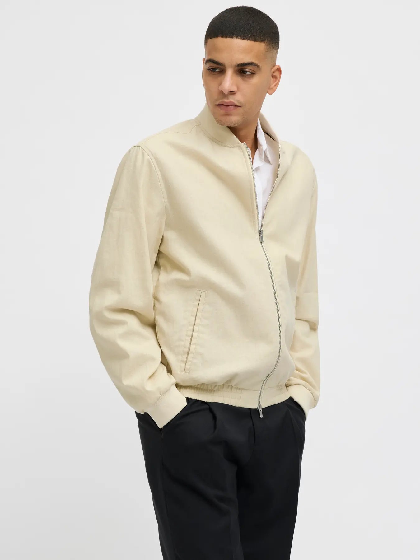 Giacca in lino Jack&Jones sabbia