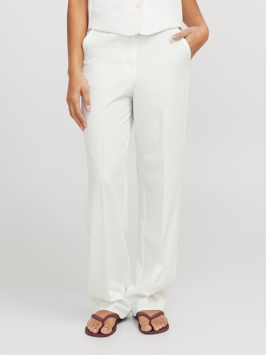 Pantaloni Palazzo JJXX bianco