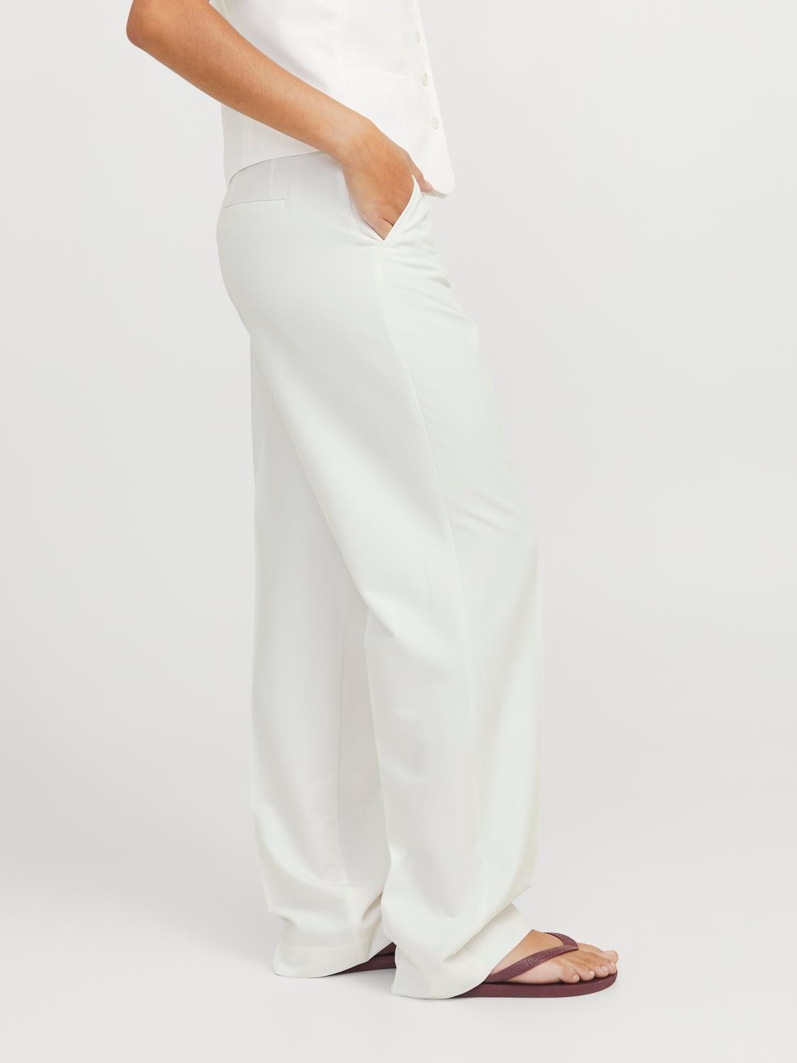 Pantaloni Palazzo JJXX bianco