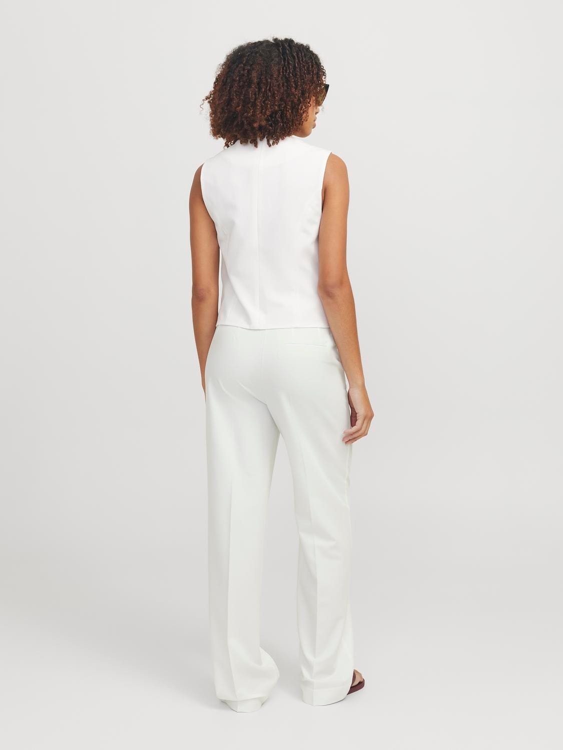 Pantaloni Palazzo JJXX bianco