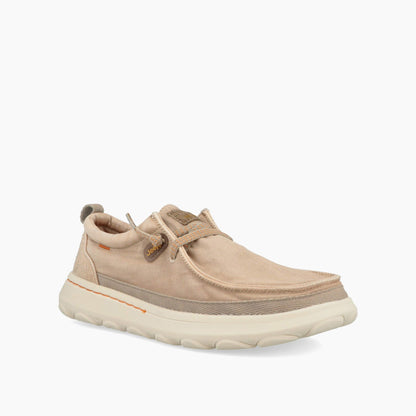 Mocassini in tela Jeep beige