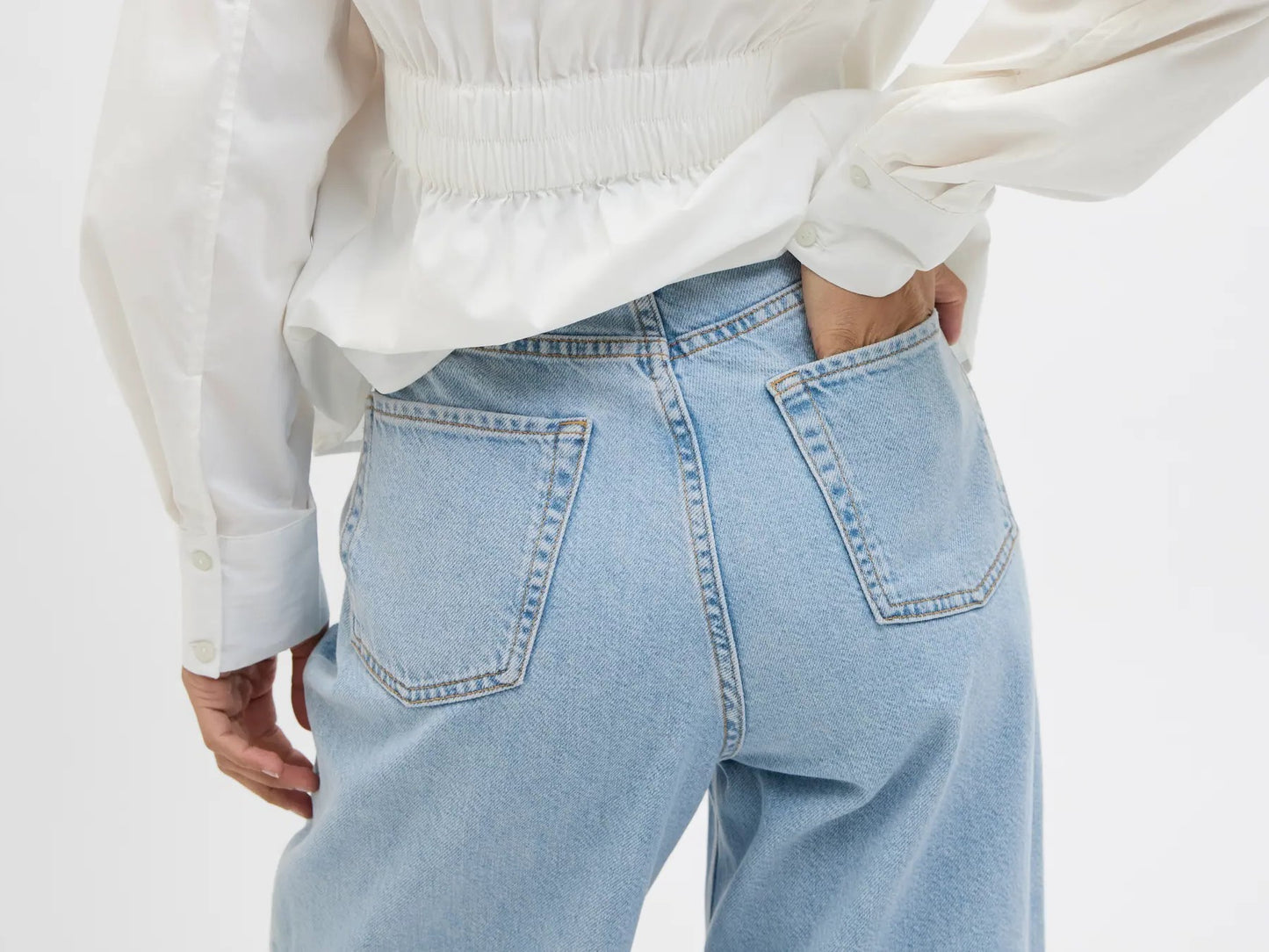 Jeans Wide Palazzo JJXX blu