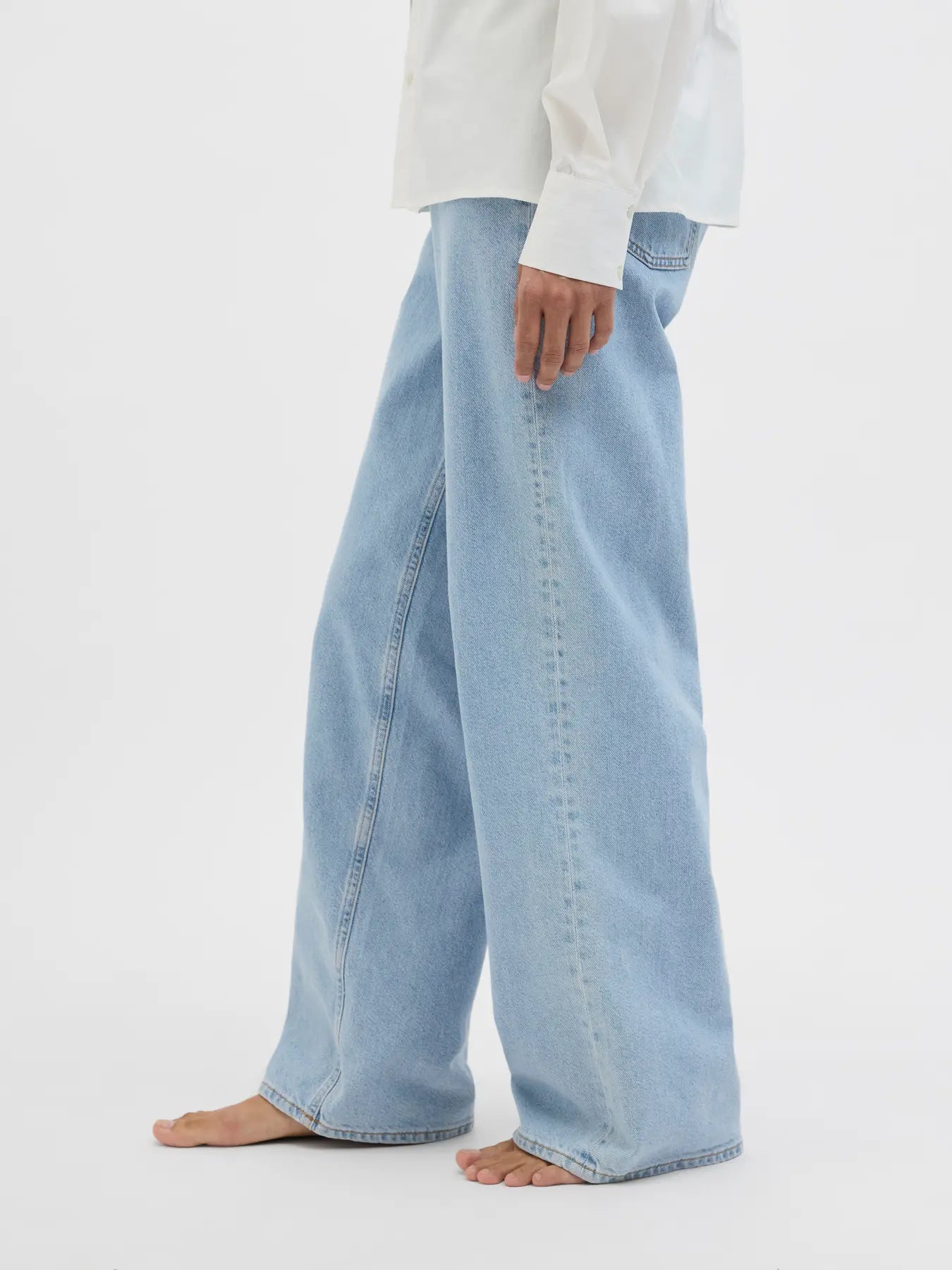 Jeans Wide Palazzo JJXX blu