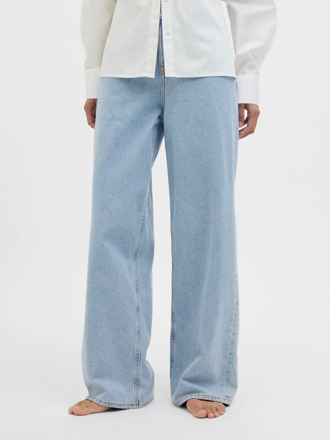 Jeans Wide Palazzo JJXX blu
