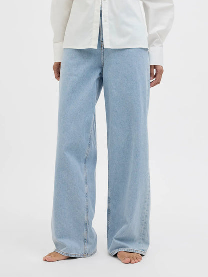 Jeans Wide Palazzo JJXX blu