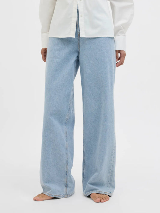 Jeans Wide Palazzo JJXX blu