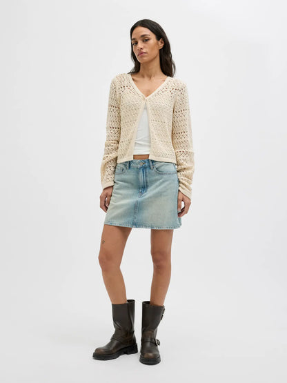Cardigan in Maglia JJXX beige