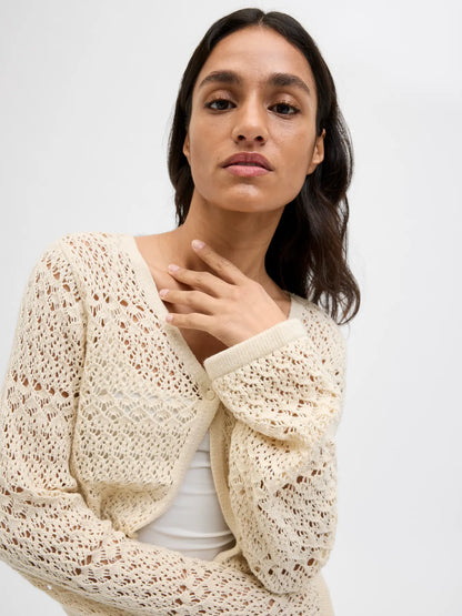 Cardigan in Maglia JJXX beige