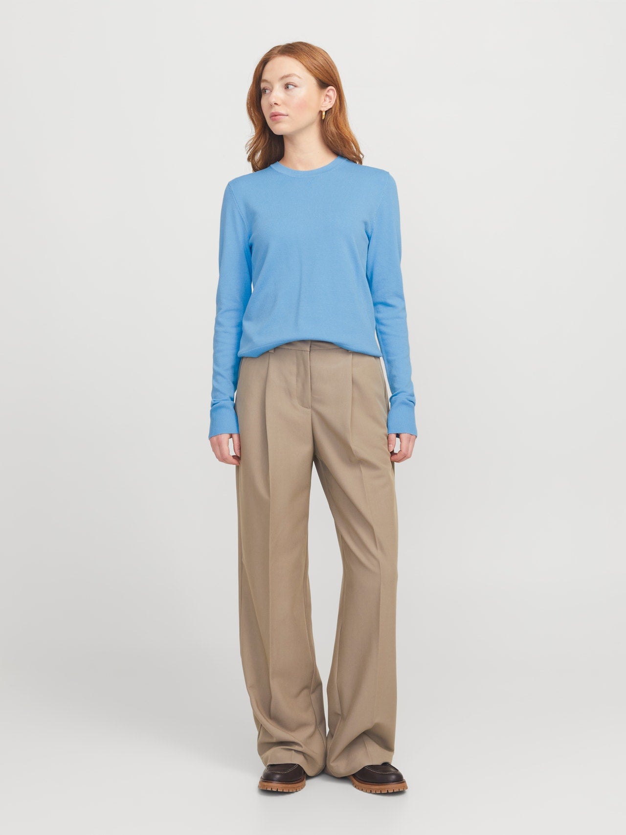 Magli in cotone JJXX celeste