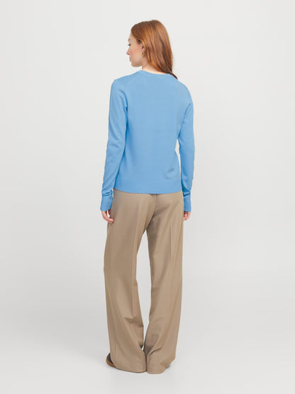 Magli in cotone JJXX celeste