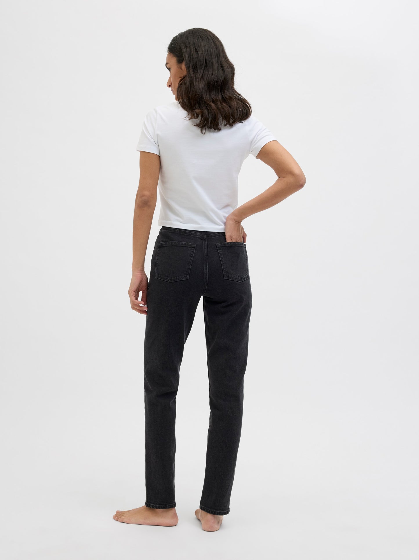 Jeans Slim Skinny JJXX nero