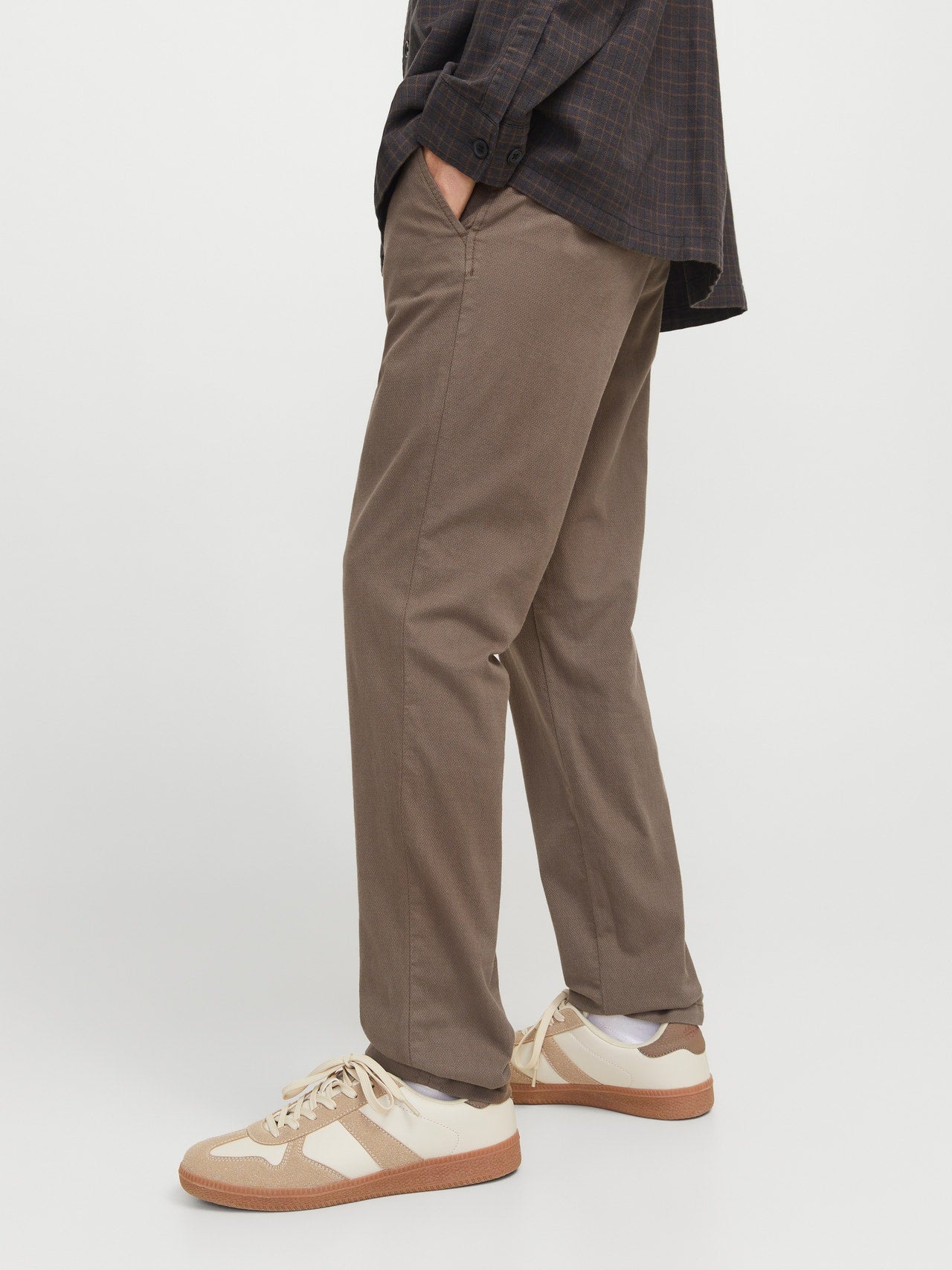 Pantaloni Slim Jack&Jones marrone
