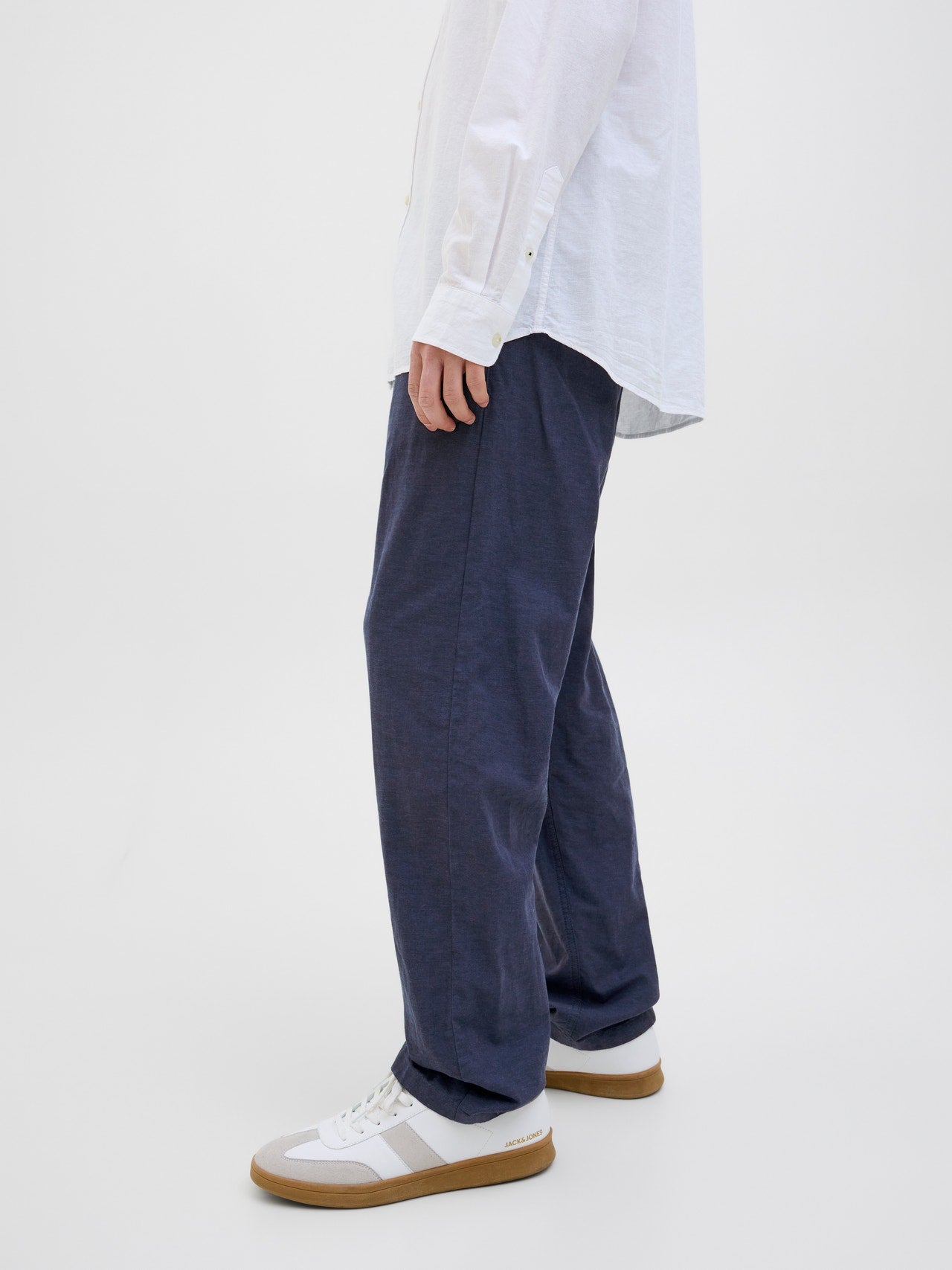 Pantaloni in lino Jack&Jones blu