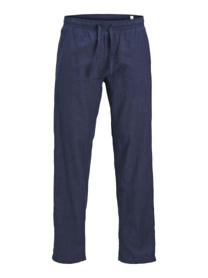 Pantaloni in lino Jack&Jones blu