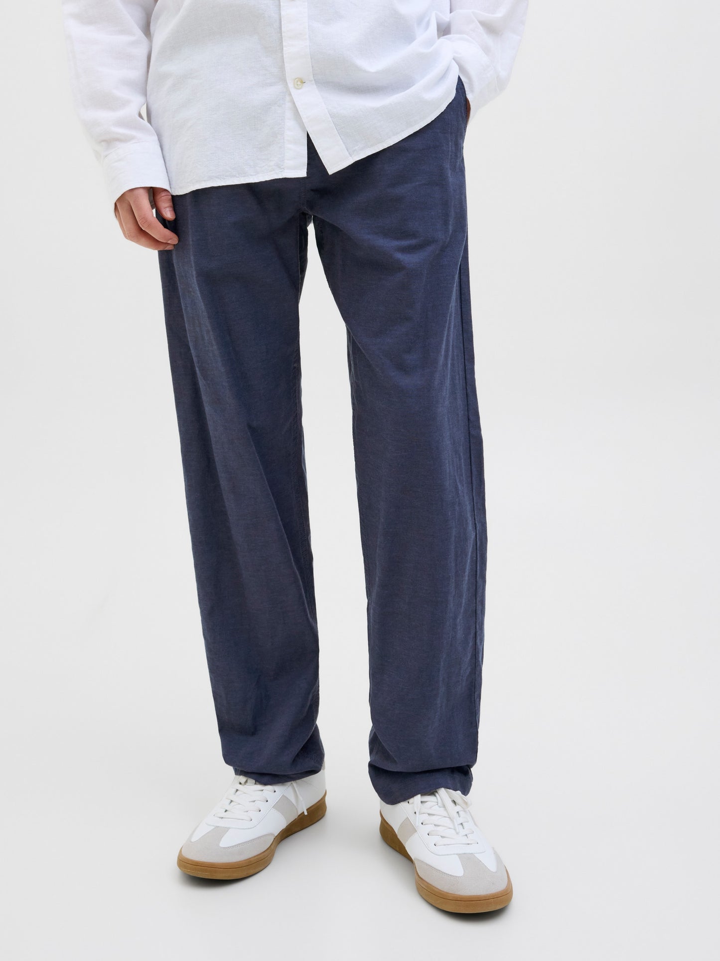 Pantaloni in lino Jack&Jones blu