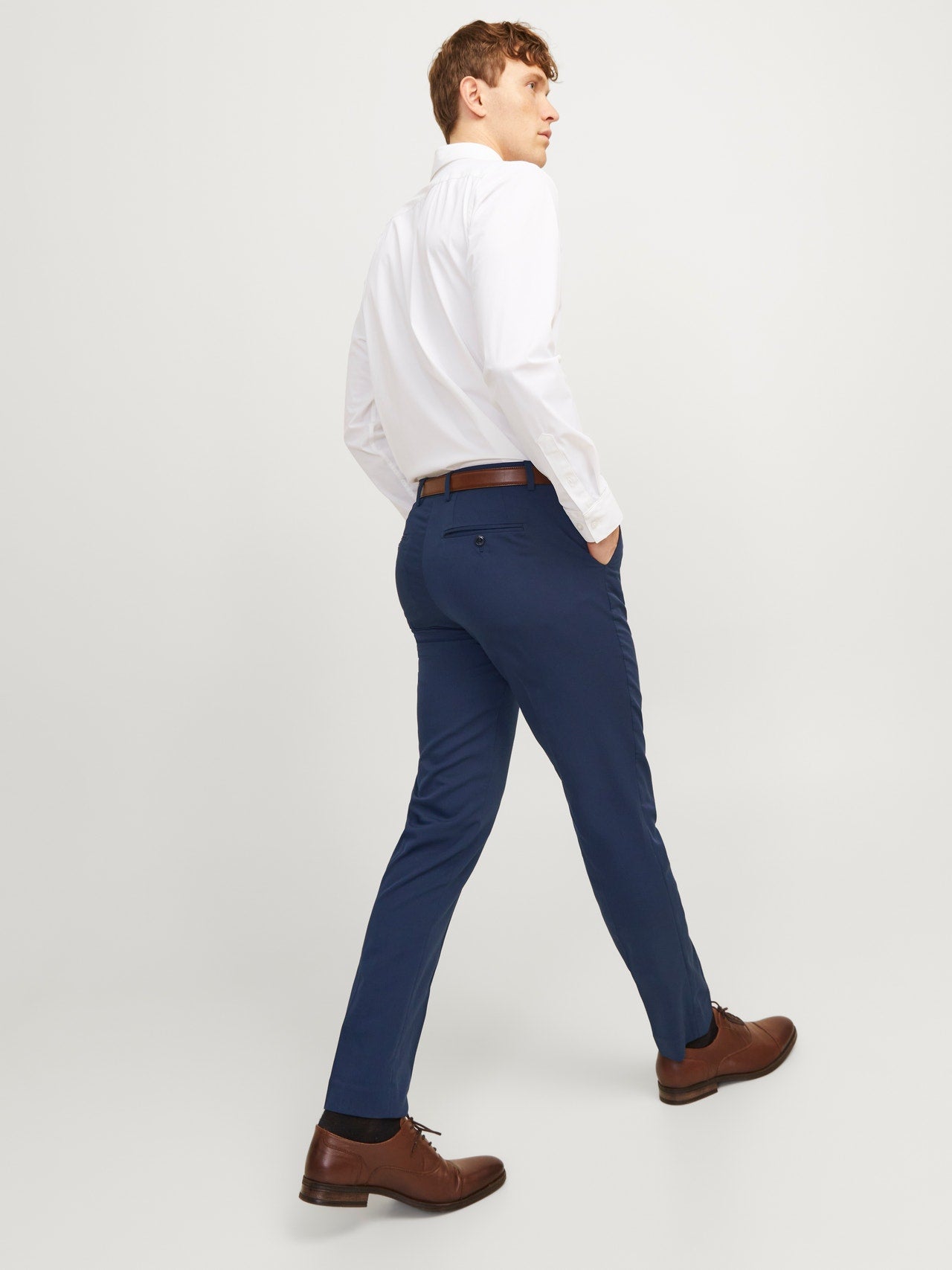 Pantaloni Slim Jack&Jones blu