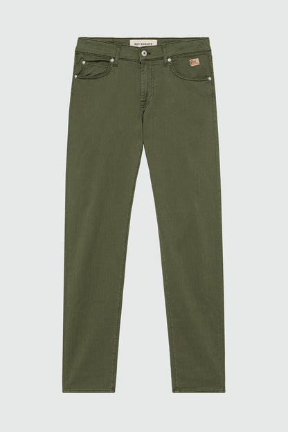 Pantalone 517 Slim Roy Roger's verde