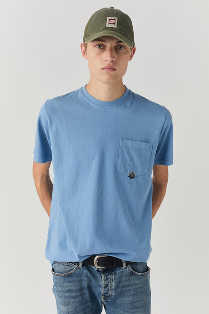T-shirt Regular Roy Roger's celeste