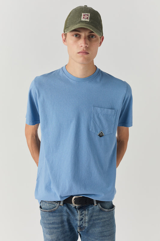 T-shirt Regular Roy Roger's celeste