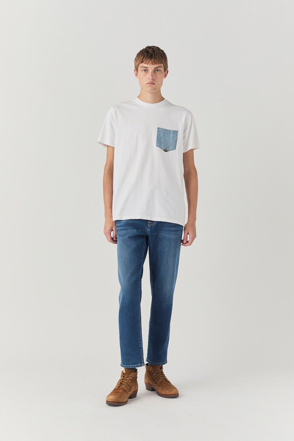 Jeans Regular Roy Roger's bianco