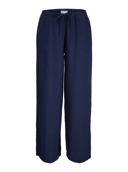 Pantaloni in lino JJXX blu