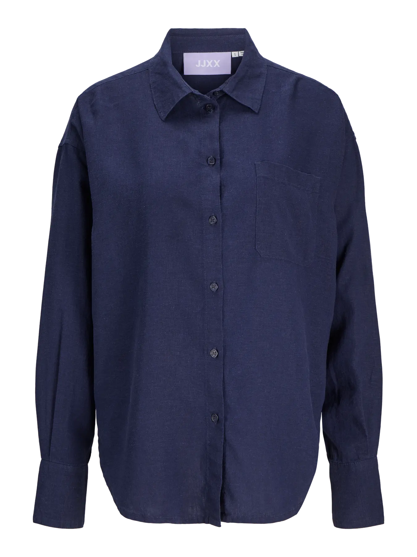 Camicia in lino JJXX blu