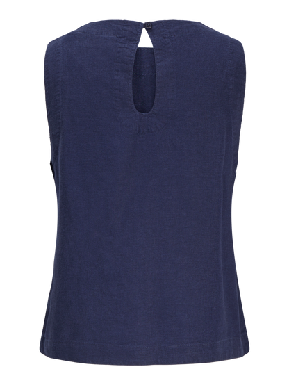Maglia in lino JJXX blu