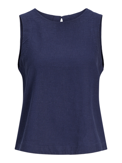 Maglia in lino JJXX blu