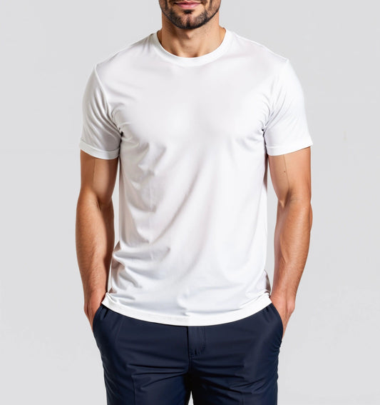 T-shirt sottogiacca Regular GALERIE bianco