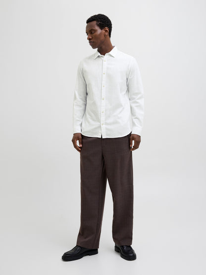 Camicia in lino Jack&Jones bianco