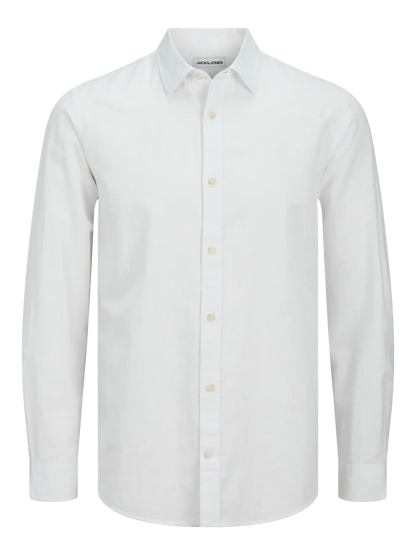 Camicia in lino Jack&Jones bianco