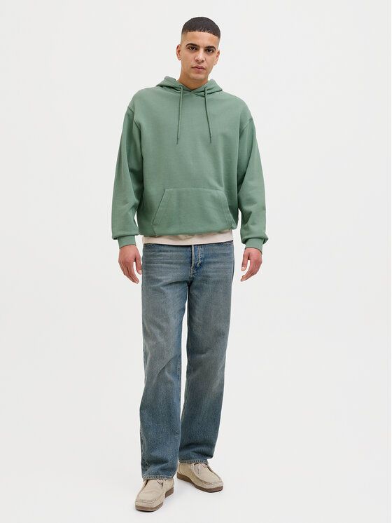 Felpa con cappuccio Jack&Jones verde