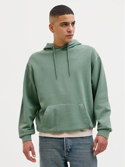Felpa con cappuccio Jack&Jones verde