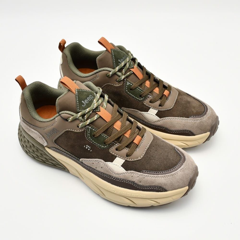 Sneakers Jeep marrone