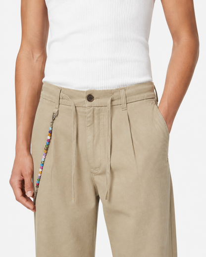 Pantalone Largo sabbia in cotone