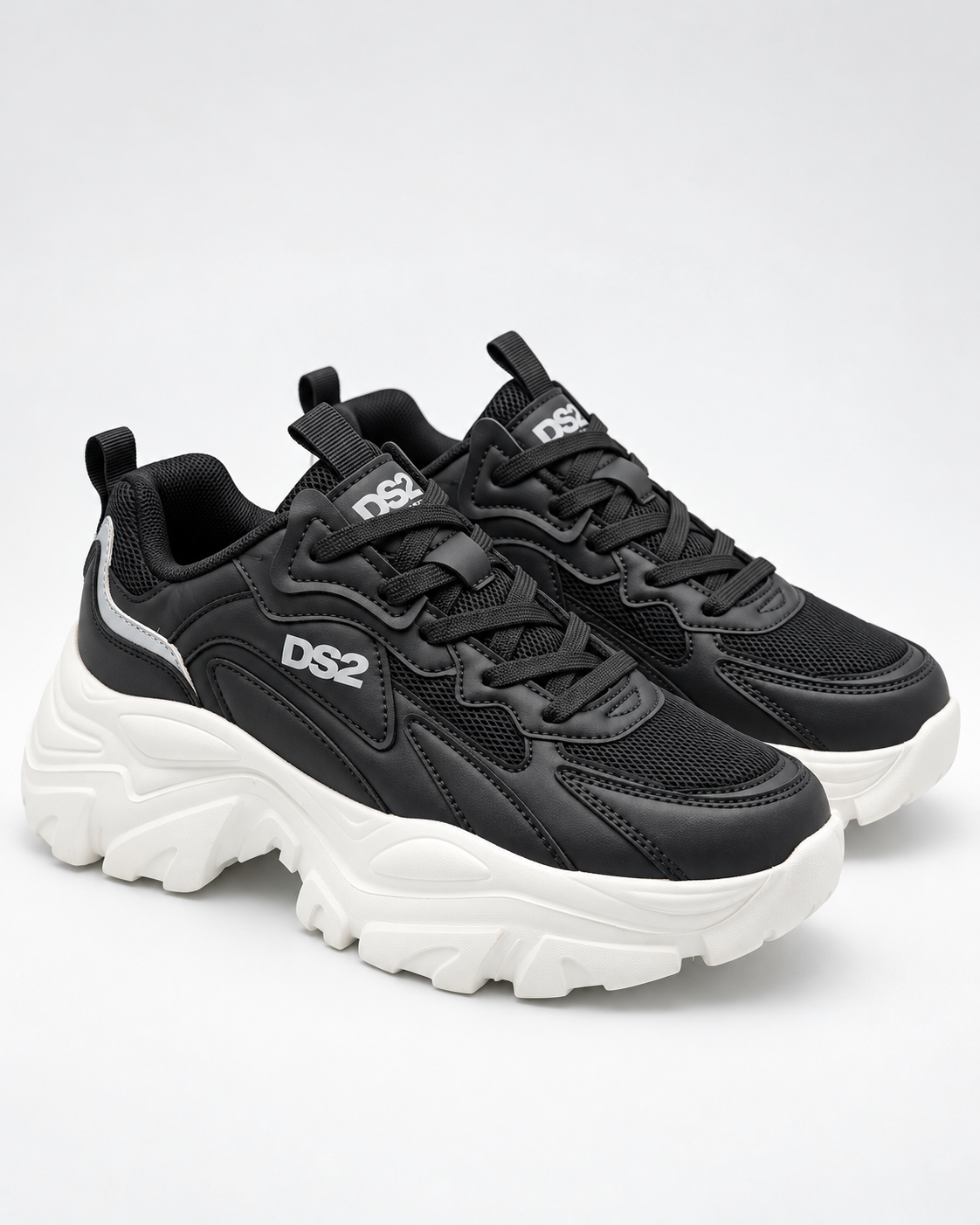 DROPSEASON2 sneakers chunky donna nera - coppia