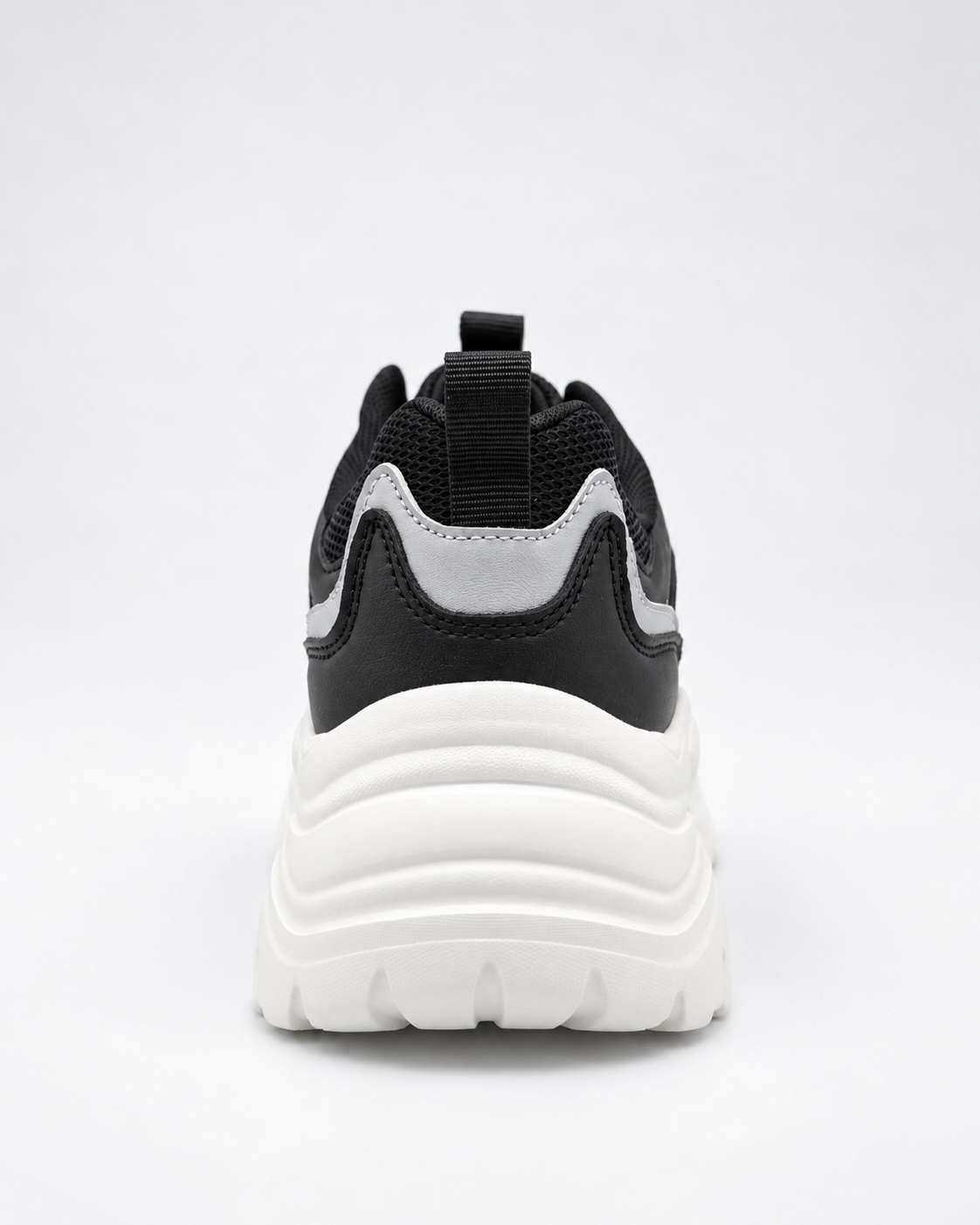 DROPSEASON2 sneakers chunky donna nera - vista posteriore