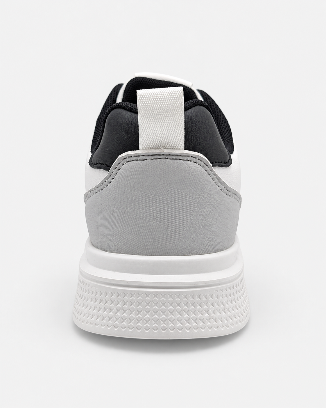 Retro delle sneakers DS2 Platform Star bianco grigio, con tallone grigio e passante bianco