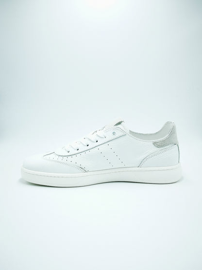 Sneakers artigianali Colbaffo in pelle bianca