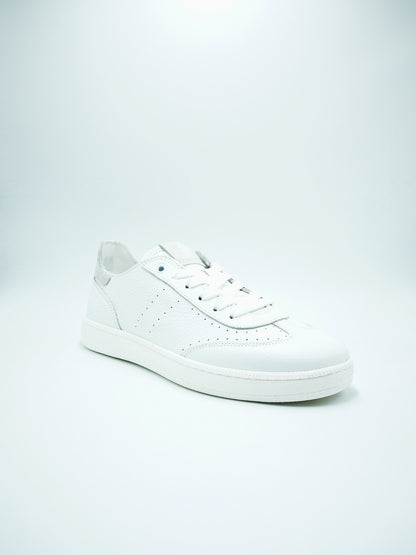 Sneakers artigianali Colbaffo in pelle bianca